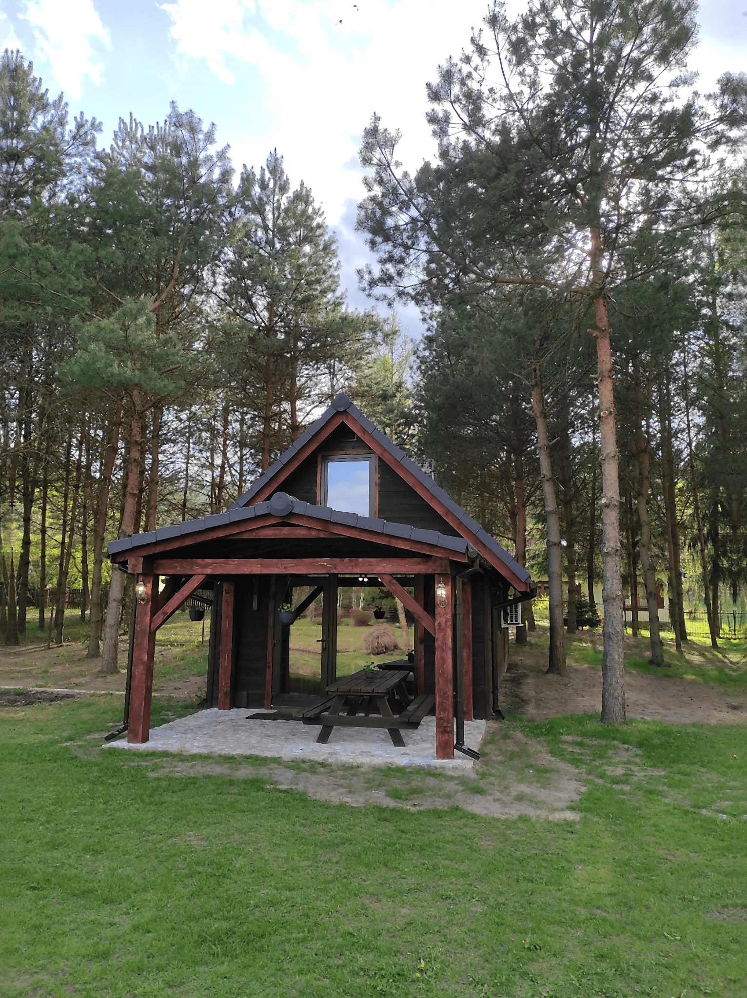 Dom nad Stawem Krawno do 7 osób – widok z zewnątrz, Krawno, Mazury